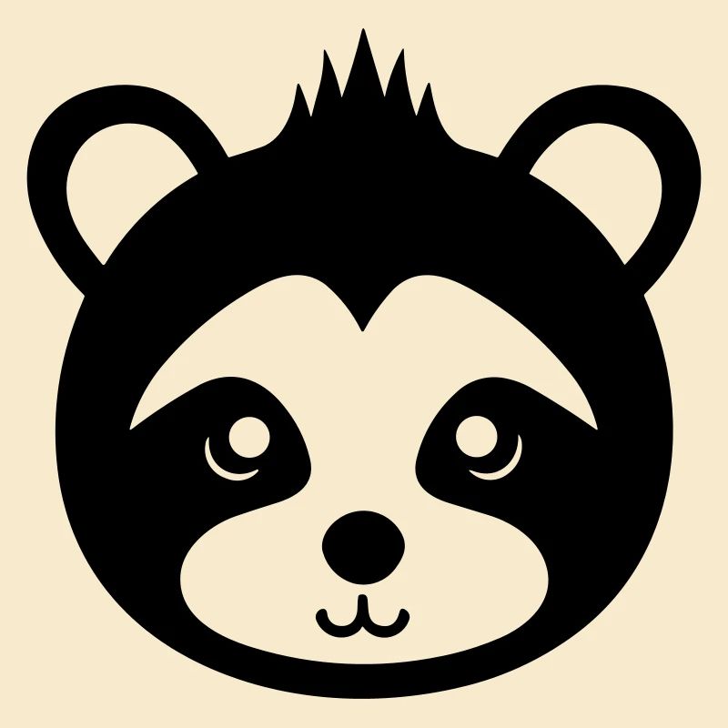 Panda-Kopf