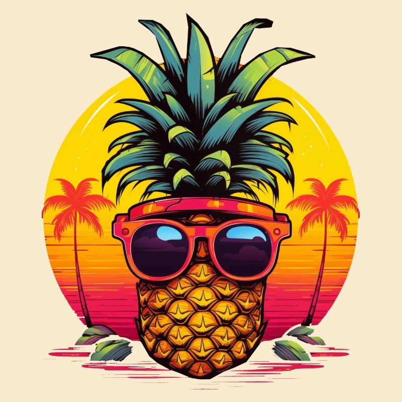 Synthwave Pineapple