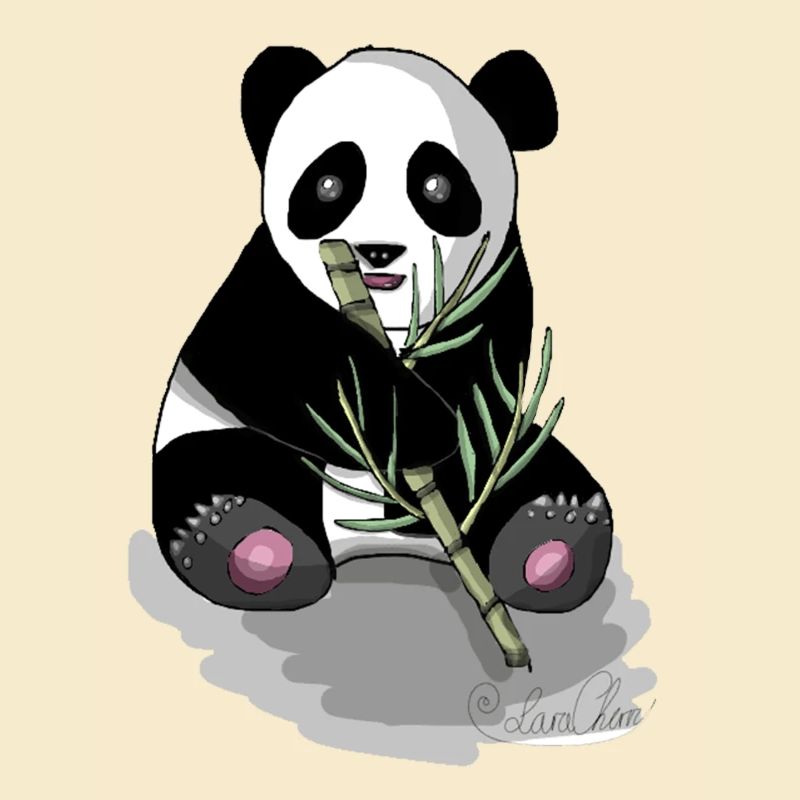 Süßer Panda in Comicart - by Cherrystone