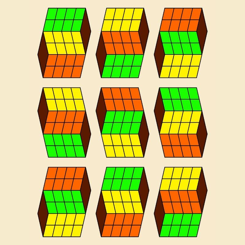 Nerd Geek Cube Geometry Impossible Shape Square