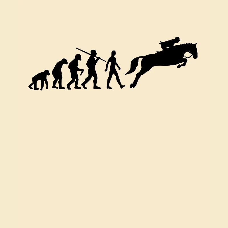 Reiterin Evolution Pferde