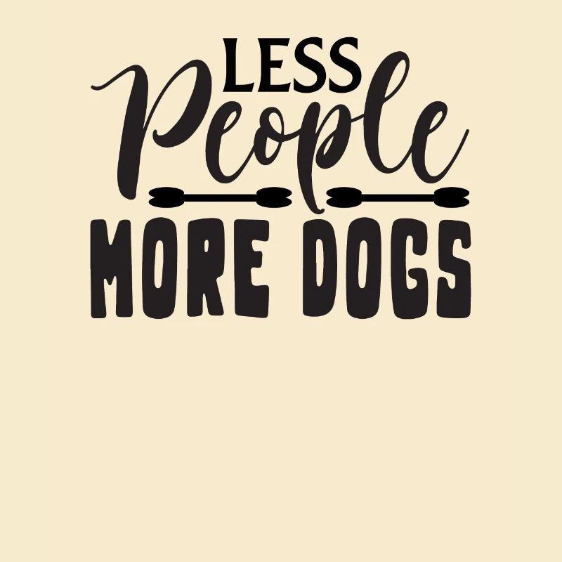 Moins de gens plus de chiens