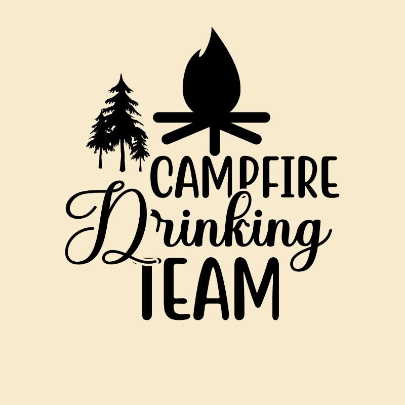 Campfire Drinking Team Hiking Shirt