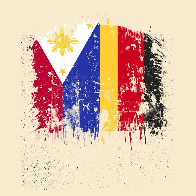 Philippines Germany Flag