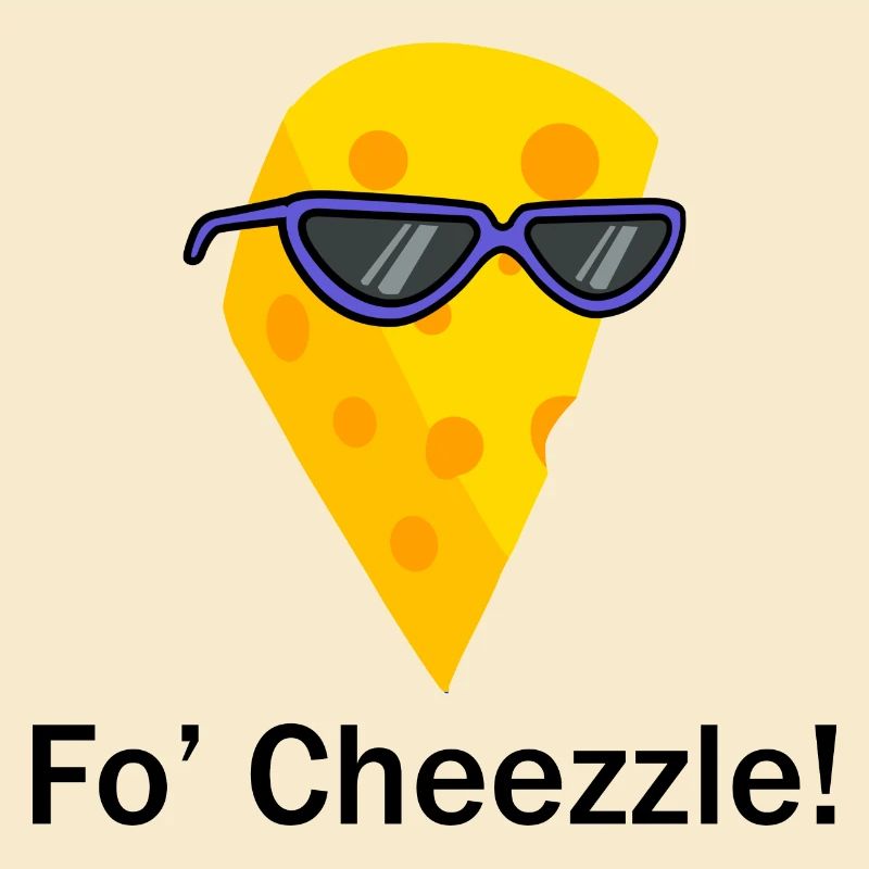 Cheezzle mangeant du fromage, dicton amusant,