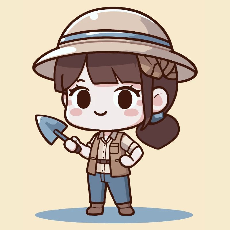 Archéologue Chibi