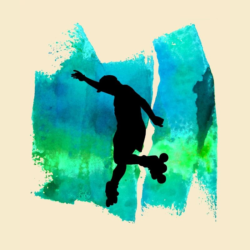 Rollerskates Inline-Skates Rollerblades T Shirt