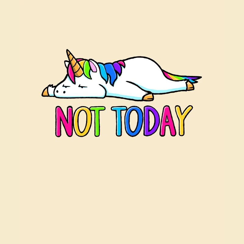 Heute Regenbogen-Einhorn