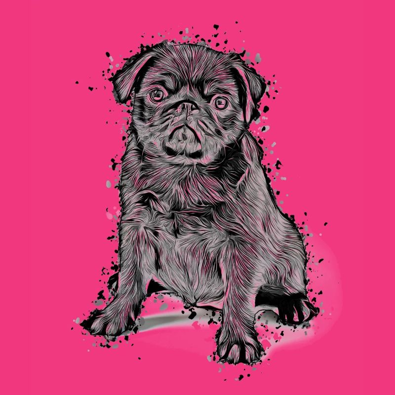 süßes Mops Welpe Geschenkidee Möpse Pug Shirt