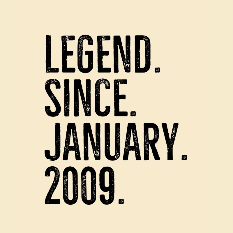 Legend Since January 2009