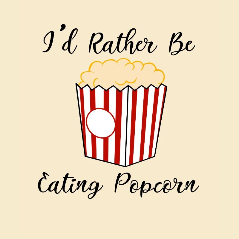Popcorn Chef Citation drôle Manger du pop-corn