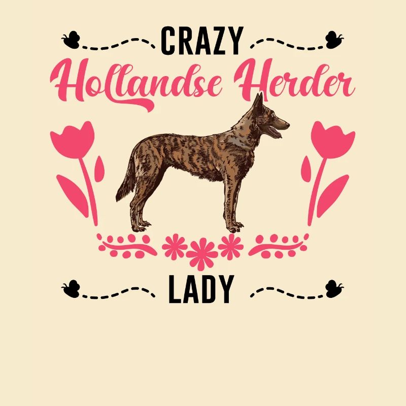 Crazy Hollandse Herder lady