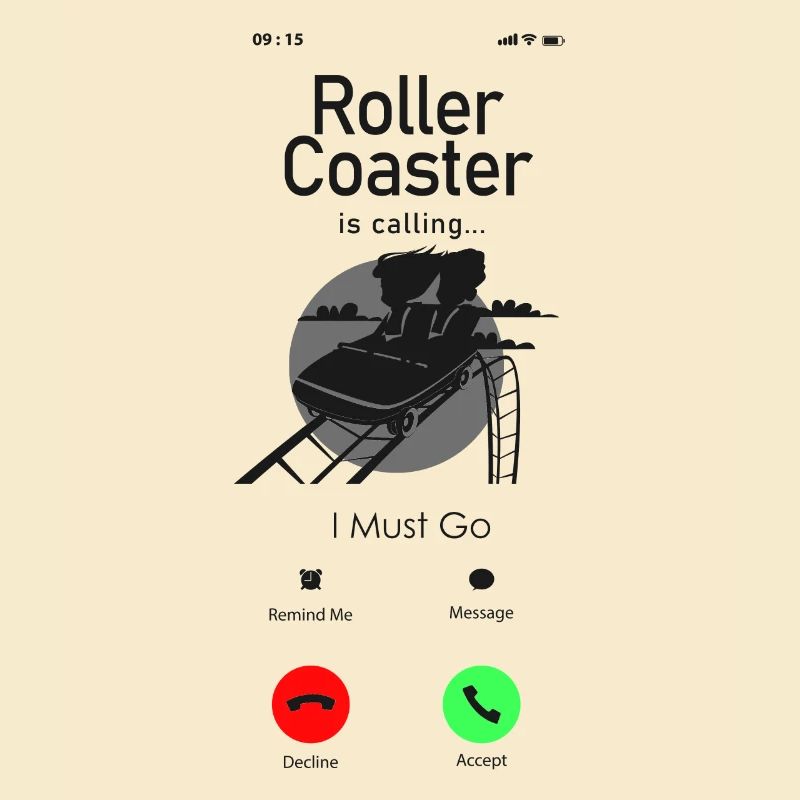 Roller Coaster Phone Display