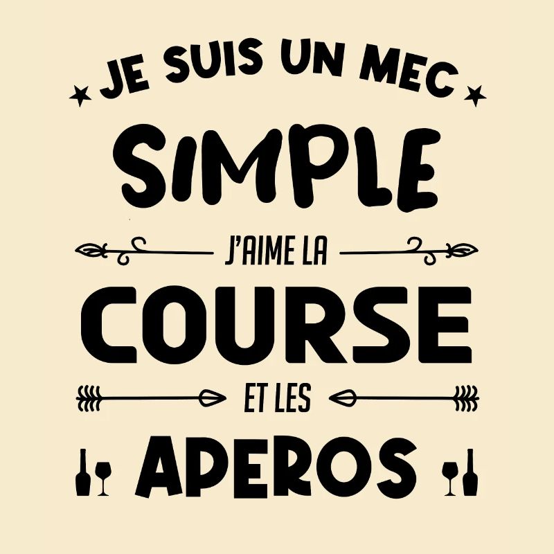 Course à pied - un mec simple