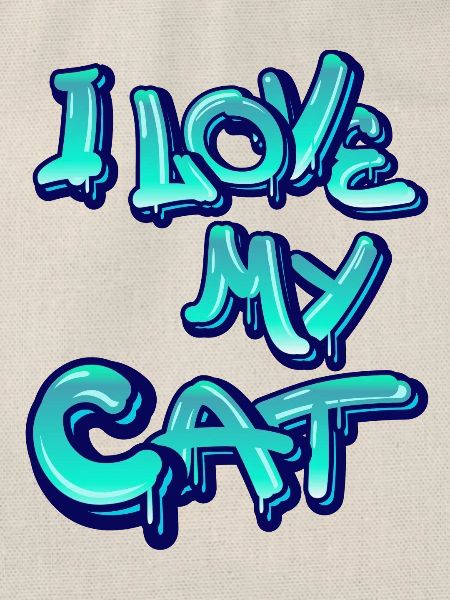I love my cat