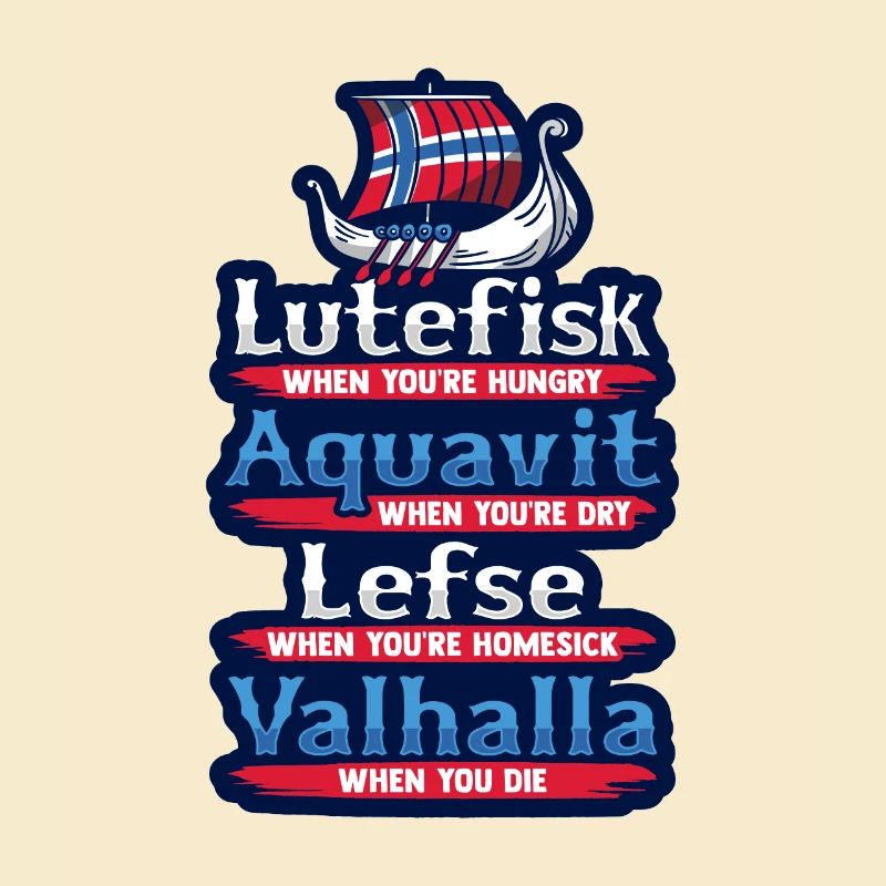 Lutefisk Aquavit Lefse Valhalla
