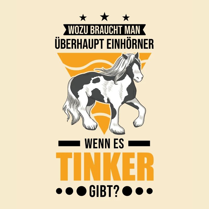 Irish Tinker Pferd Einhorn Tinkerpferd