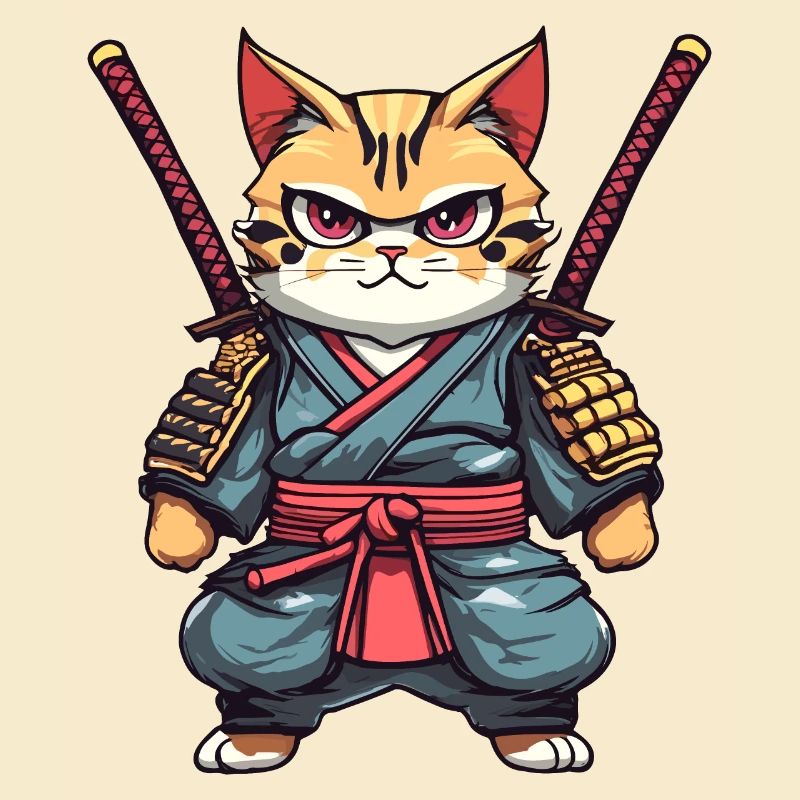 Samurai Cat #21