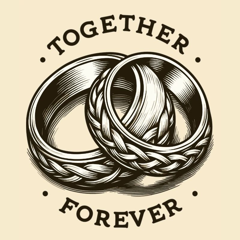 Verschlungene Eheringe