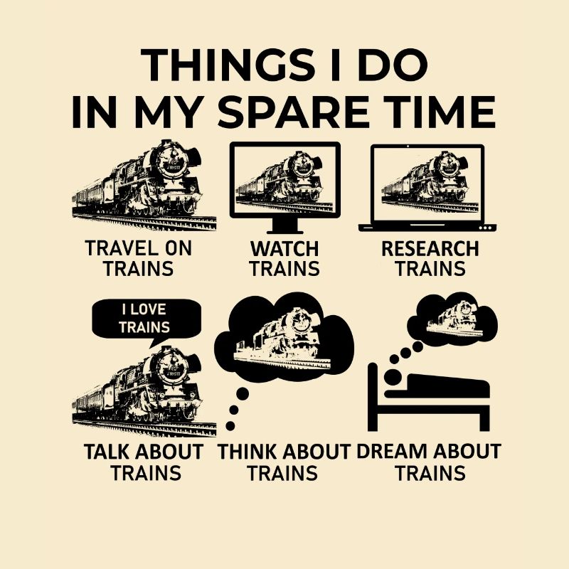 Ce que je fais pendant mon temps libre - Trains