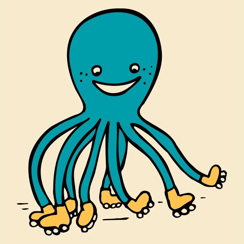 Rollschuh Krake 2