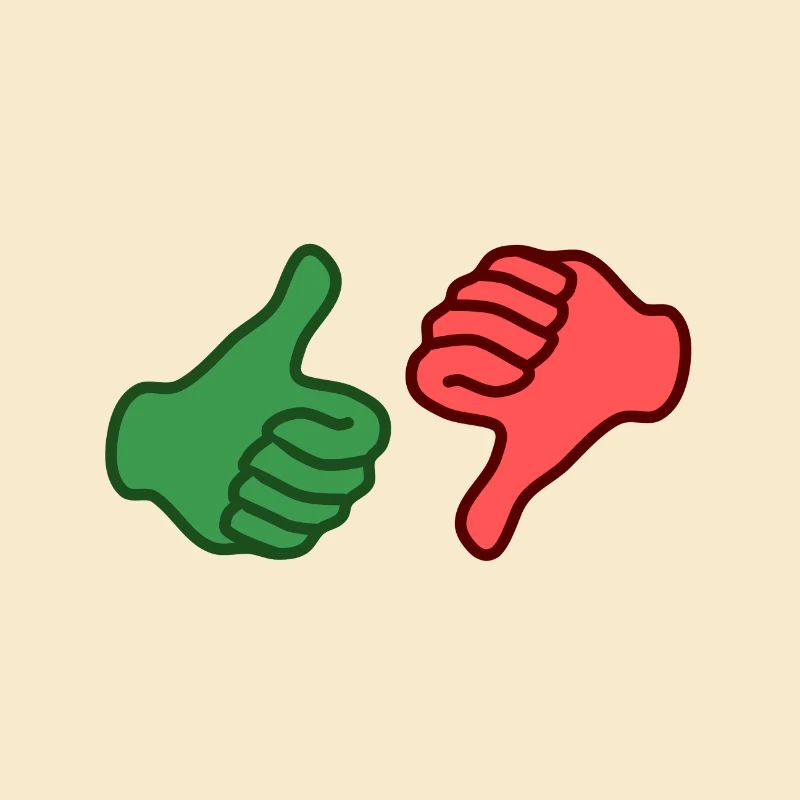 Thumbs up - thumbs down