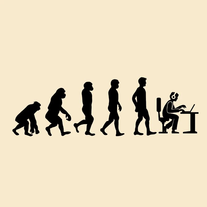 Evolution zum Gamer Geschenkidee Internet