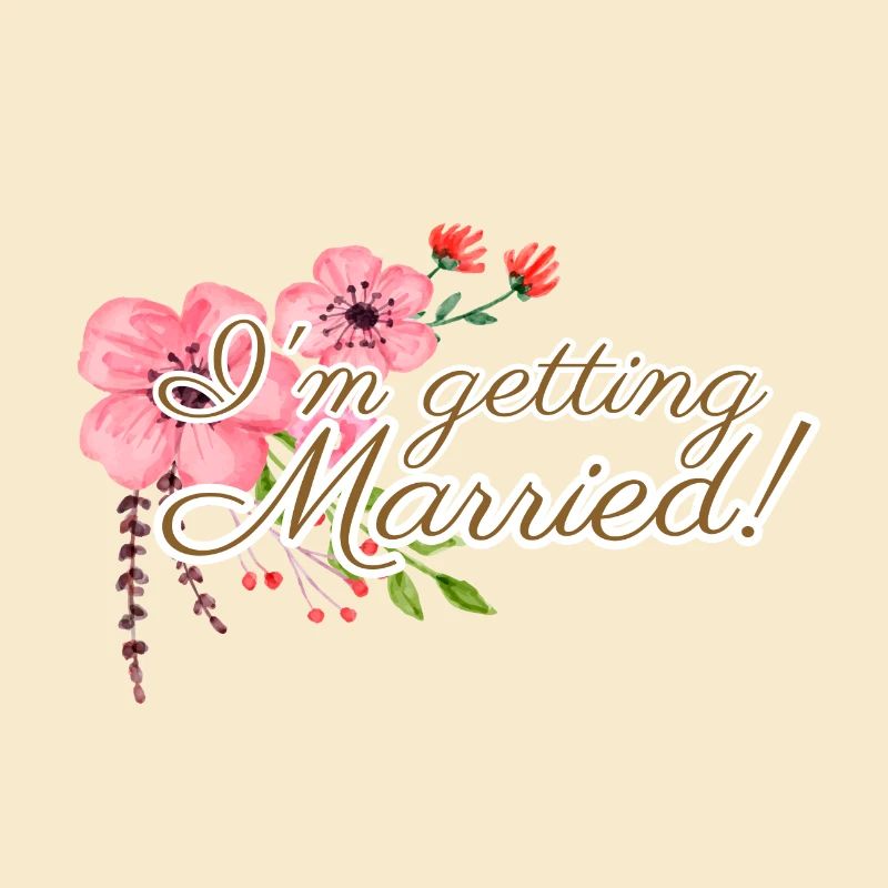 Im Getting Married White Souvenir, Gift, Gift Idea