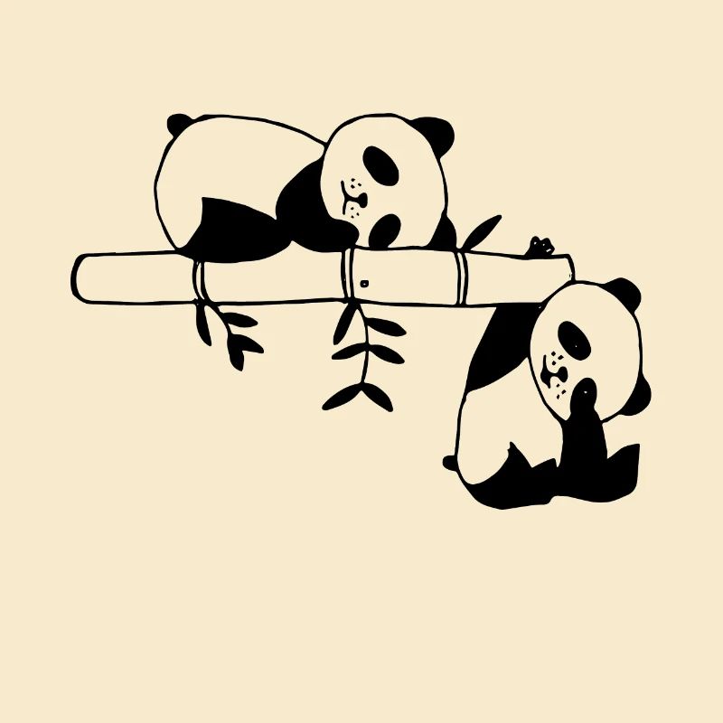 Schlafender Panda