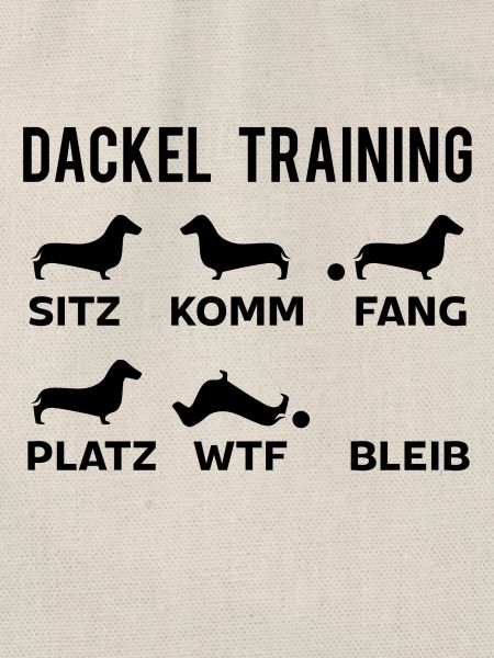 Dackel Training