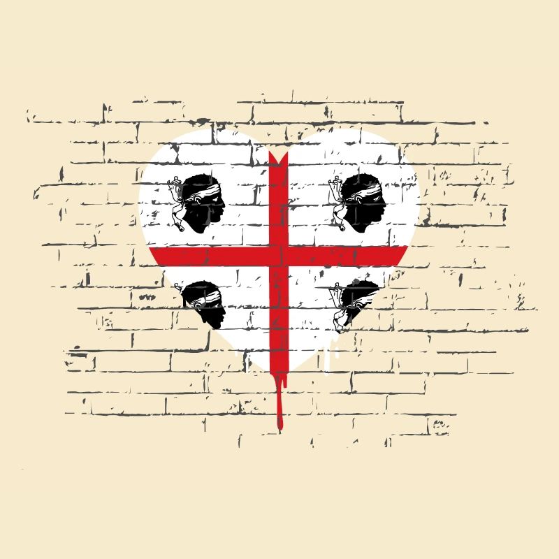 Drapeau de la Sardaigne Drapeau sarde Drapeau de la Sardaigne