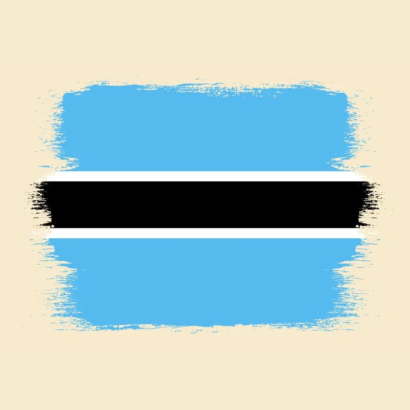 Drapeau du Botswana Drapeau du Botswana Afrique