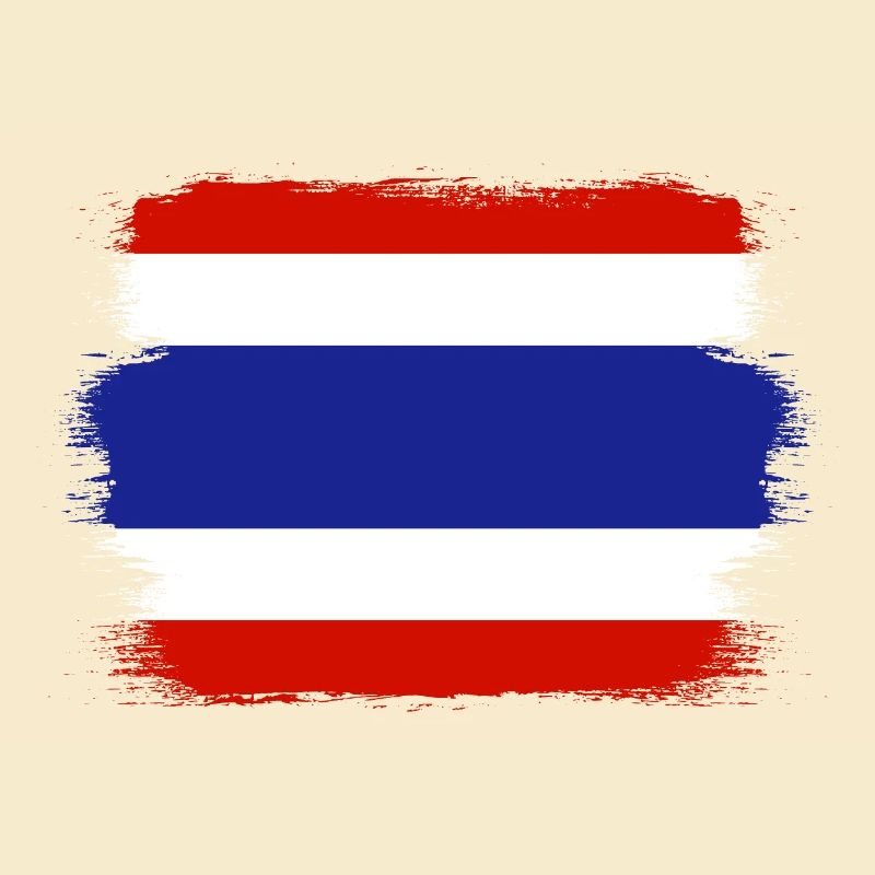Thaïlande Drapeau Thaïlandais Drapeau utilisé Look