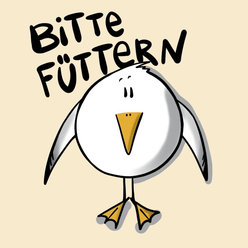 Möwe Füttern
