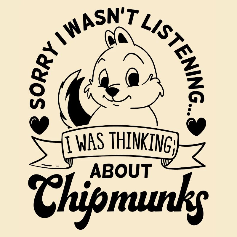 Ich denke an Chipmunks süßes Waldtier