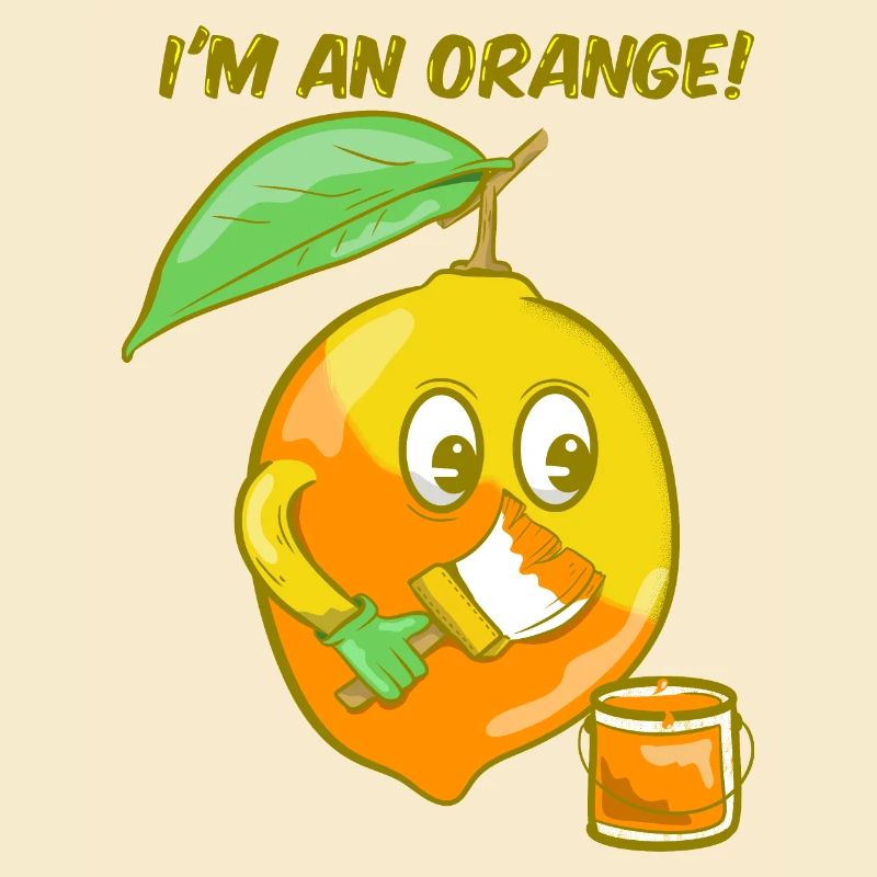 Ich bin eine Orange