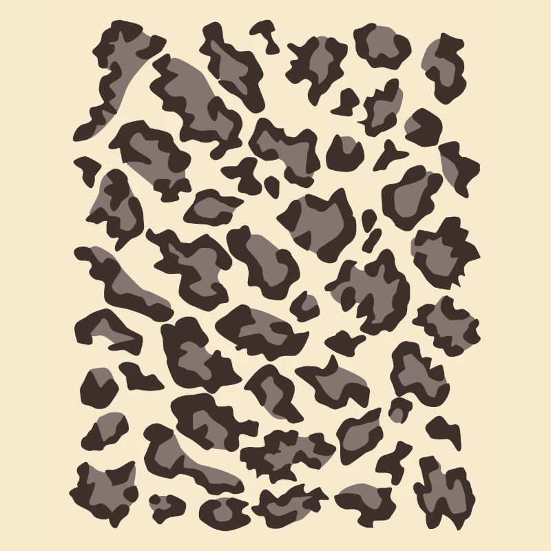 Snow leopard pattern dark