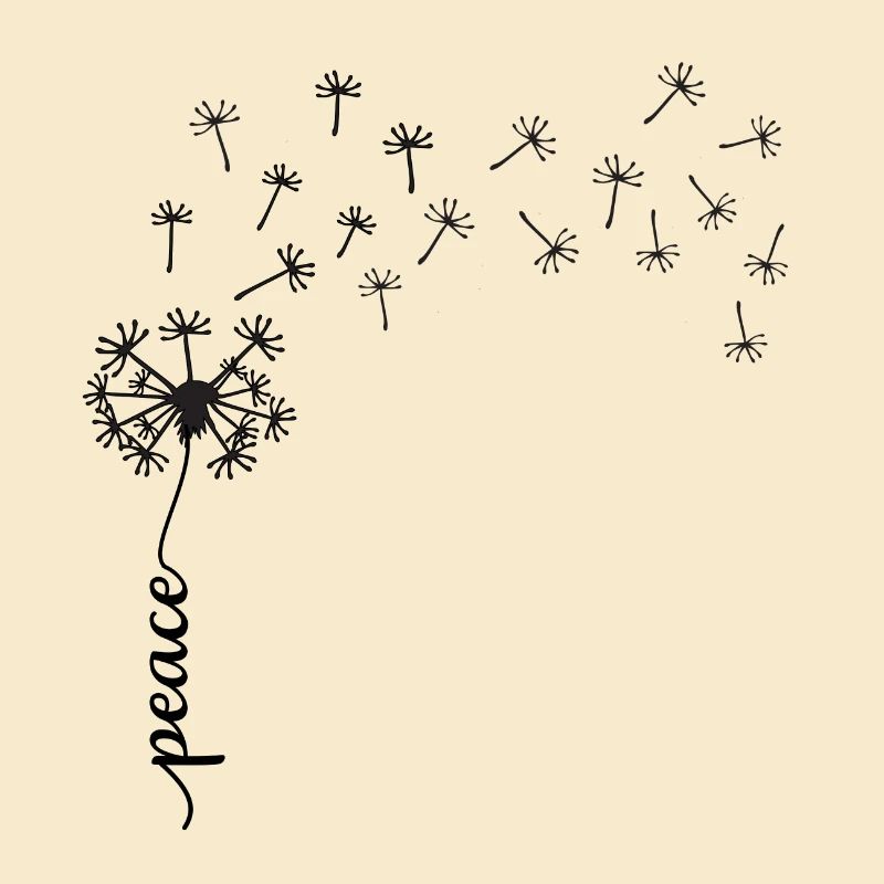 Peace Dandelion design