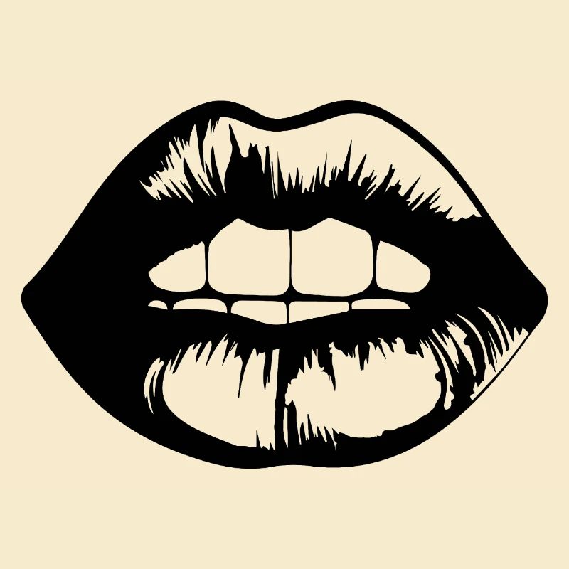 Lèvres, bouche, baisers lèvres