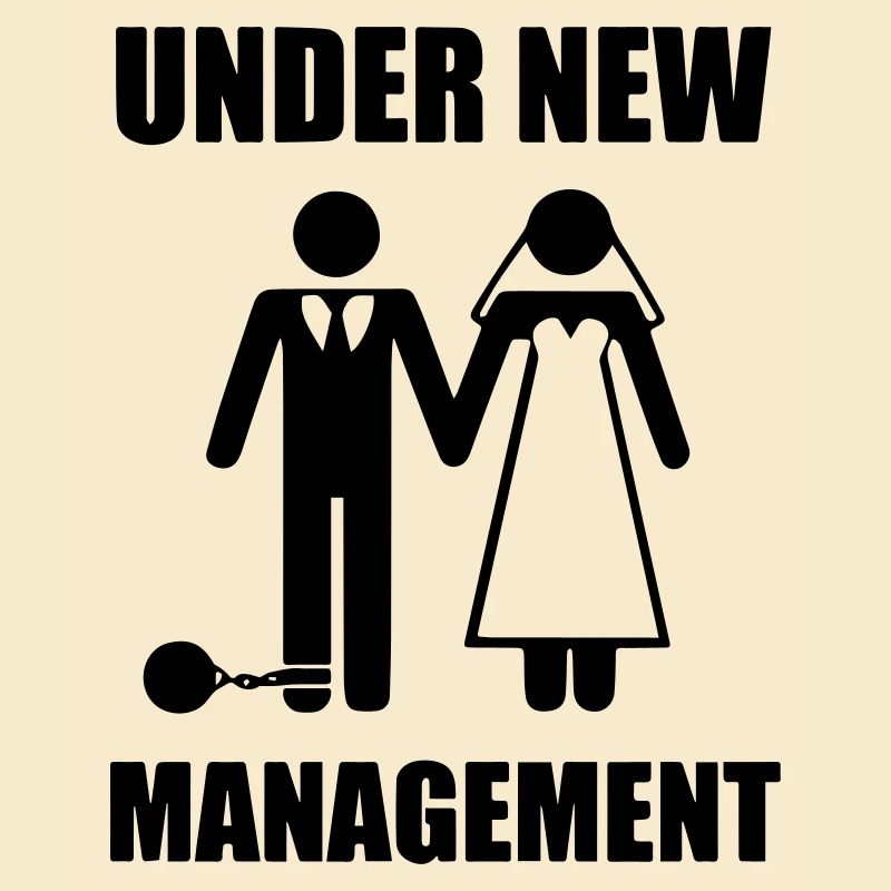 under new Managment Hochzeit Ehe Ehemann