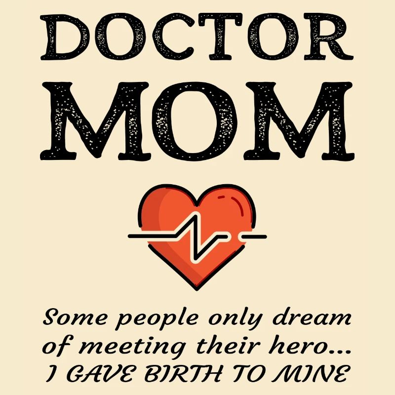 Stolze Mutter eines Doktor-Mutter-medizinischen MD-Sohn-Geschenks