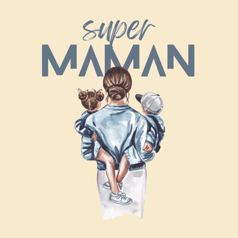 Super Mama-Duo. Geburtstagsgeschenk zum Muttertag