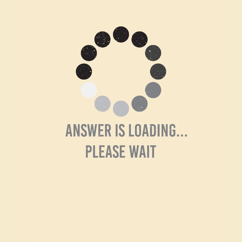 Answer Is Loading Please Wait Computer Nerd Shirt