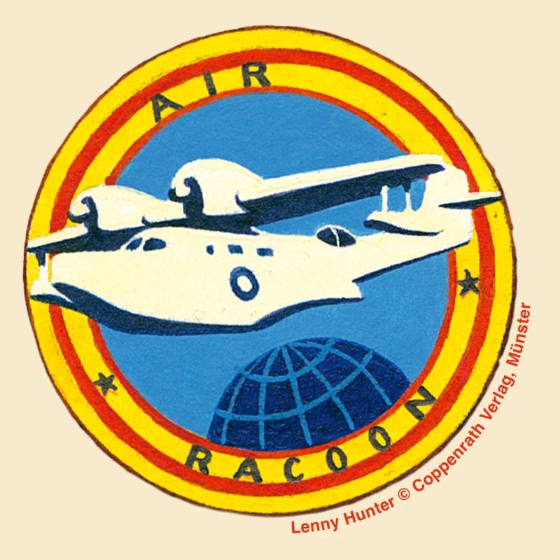 Lenny Hunter Air Racoon Mit Flieger Rusty