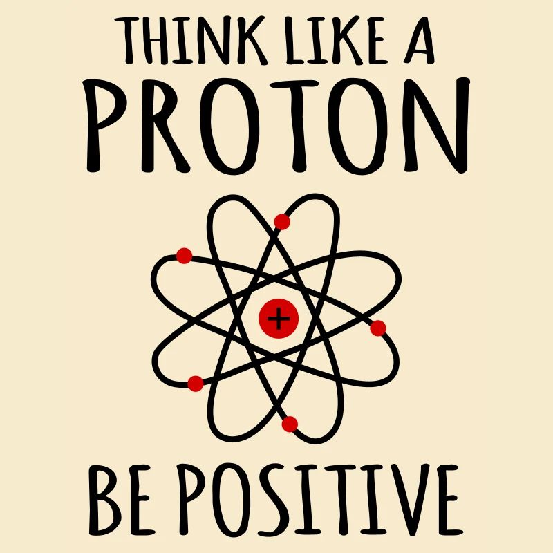 Positive thinking confident Atom Physics physicist