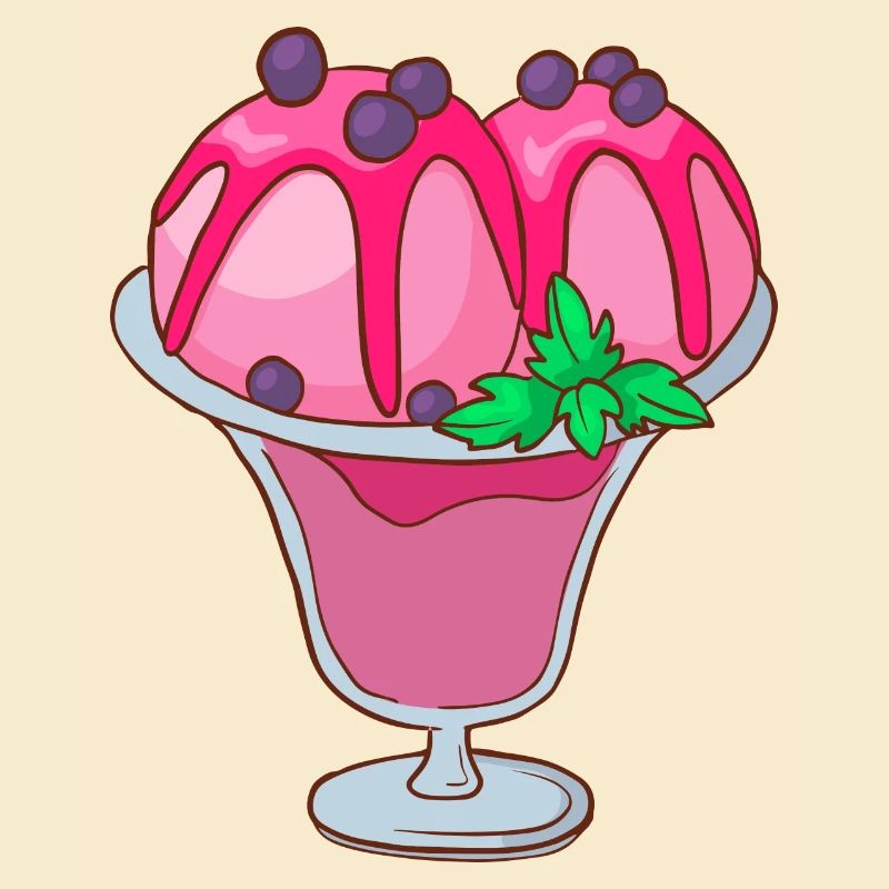 Eis Speiseeis Eiskrem Eiscreme Kugeleis Eisbecher