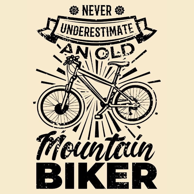 Mountainbiker Opa