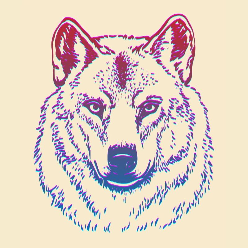Wolf Head Graffiti