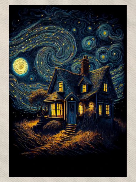 House Starry Night