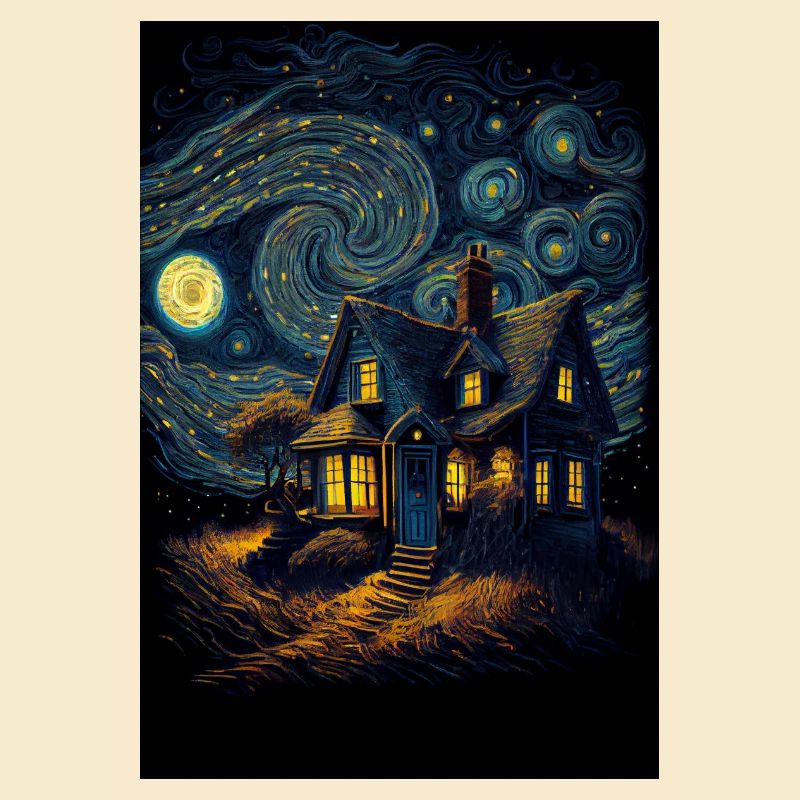 House Starry Night